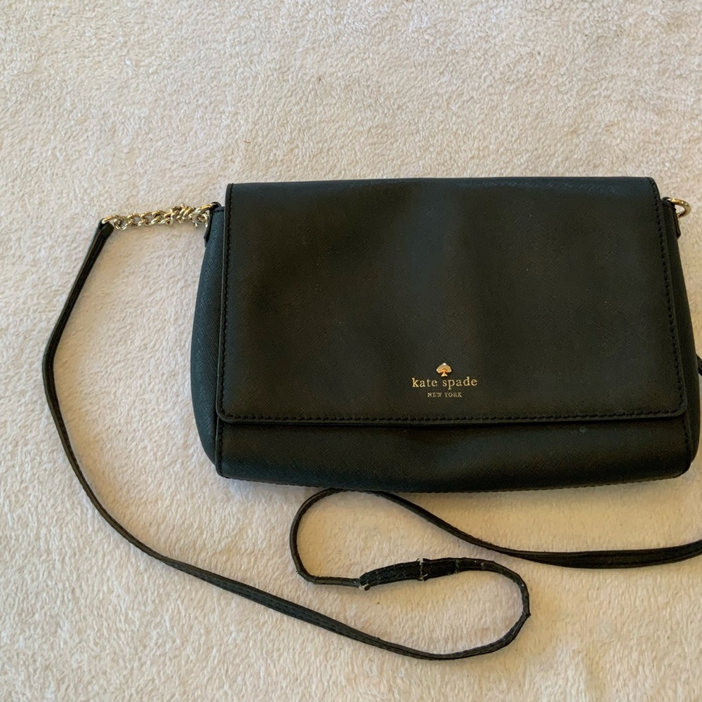 kate spade Black Crossbody Chain Strap Bag